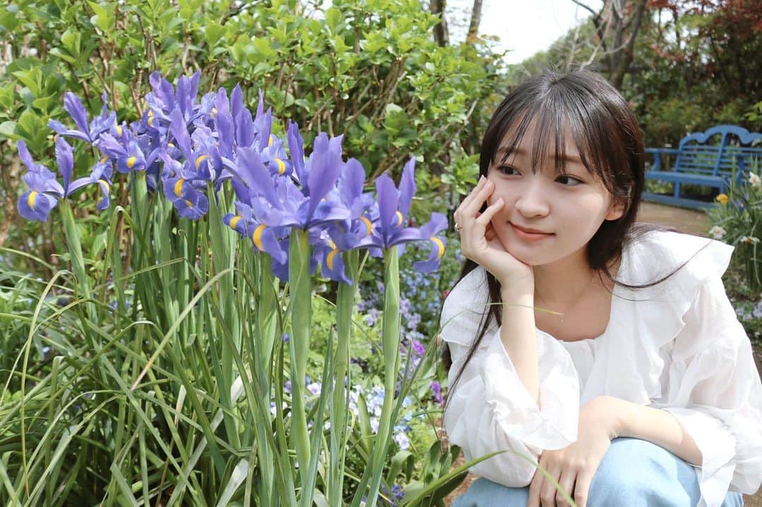 前野えまさんのインスタグラム写真 - (前野えまInstagram)「violet flowers💜 ・ ・ #violet  #purple  #flowers  #flowerphotography  #flowerstagram  #girlportrait #actress #actor #girl #photography #portrait #japanesegirl #portraitphotography #daily_phot_jpn #japan_daytime_view」4月6日 6時41分 - maeno_ema
