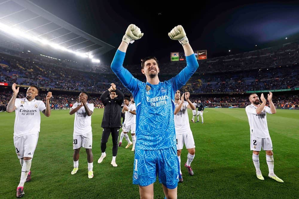 ティボ・クルトゥワのインスタグラム：「Siempre HASTA EL FINAL! Por vosotros madridistas 🤍 #HalaMadrid」