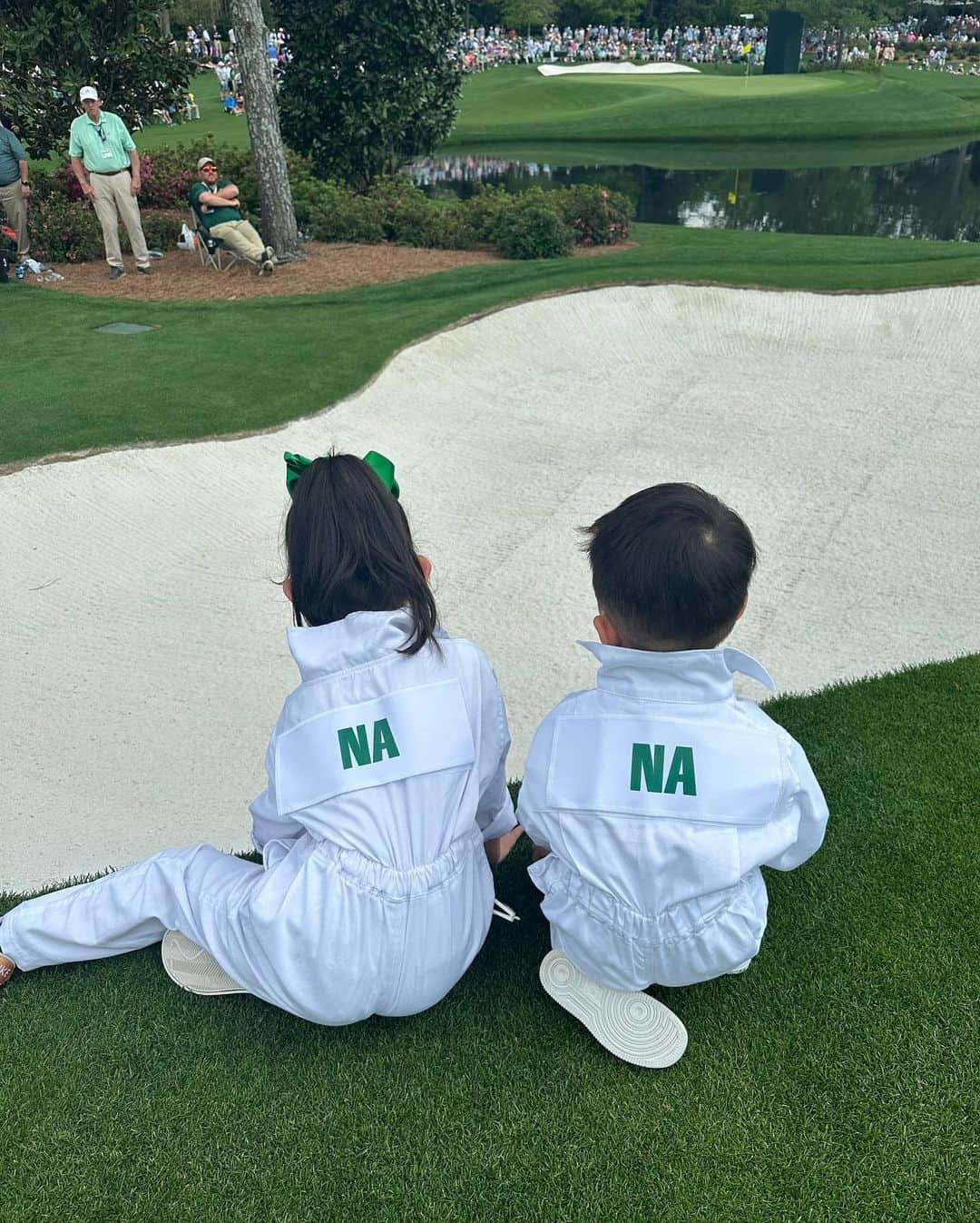 ケビン・ナさんのインスタグラム写真 - (ケビン・ナInstagram)「family day @themasters #par3contest #themasters」4月6日 7時25分 - kevinna915