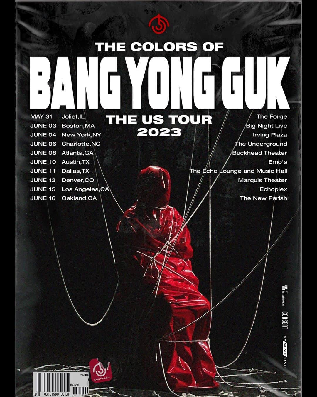 バン・ヨングクさんのインスタグラム写真 - (バン・ヨングクInstagram)「See you in a bit 🇺🇸  #BANGYONGGUK #방용국 #BANGYONGGUKinUS #THECOLORS_USTOUR #THECOLORSOFBANG_US」4月5日 22時52分 - bangstergram