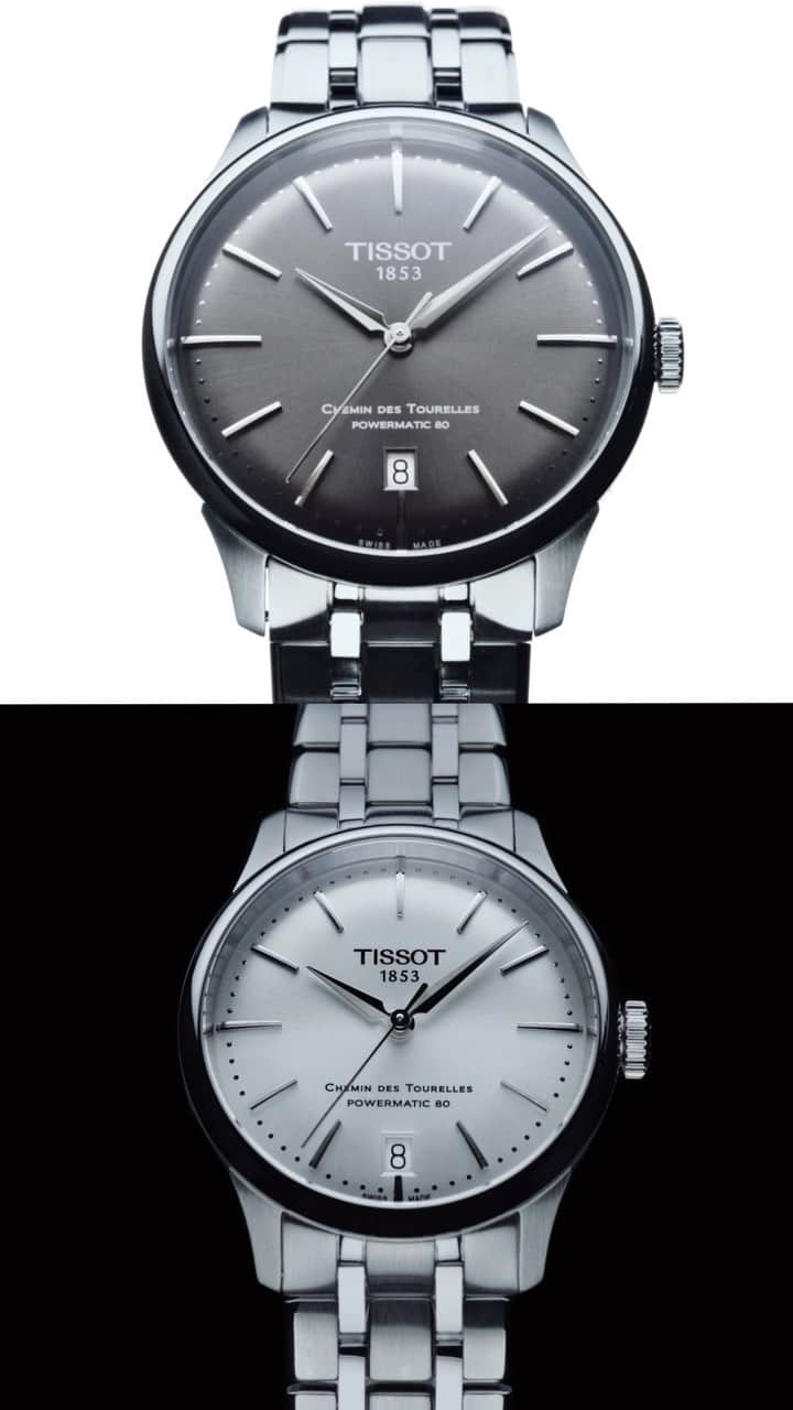 ティソのインスタグラム：「Tissot’s Bold Campaign Captures the Dynamic Codes of Contemporary Luxury and Style. Are You Ready to Embrace the Duality? #Tissot #watch #CheminDesTourelles #swisswatch #switzerland #breakingnewpaths」