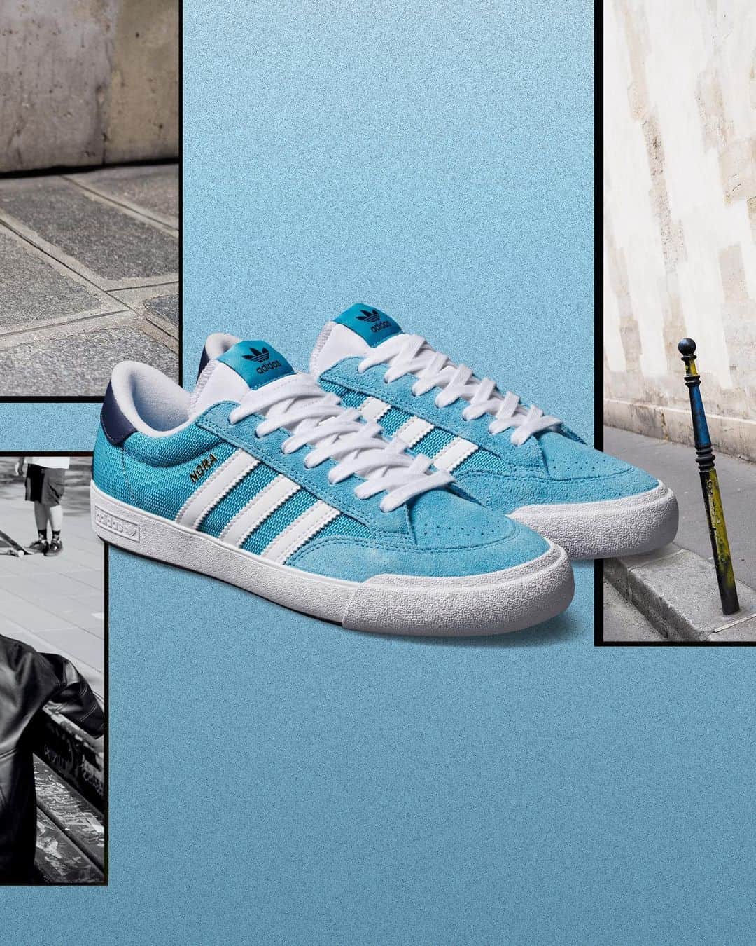 adidas Skateboardingさんのインスタグラム写真 - (adidas SkateboardingInstagram)「The NORA in 🔵⚪️ /// Available now in select skate shops and online at adidas.com/Nora  #adidasSkateboarding #NORA #NoraVasconcellos」4月6日 2時08分 - adidasskateboarding
