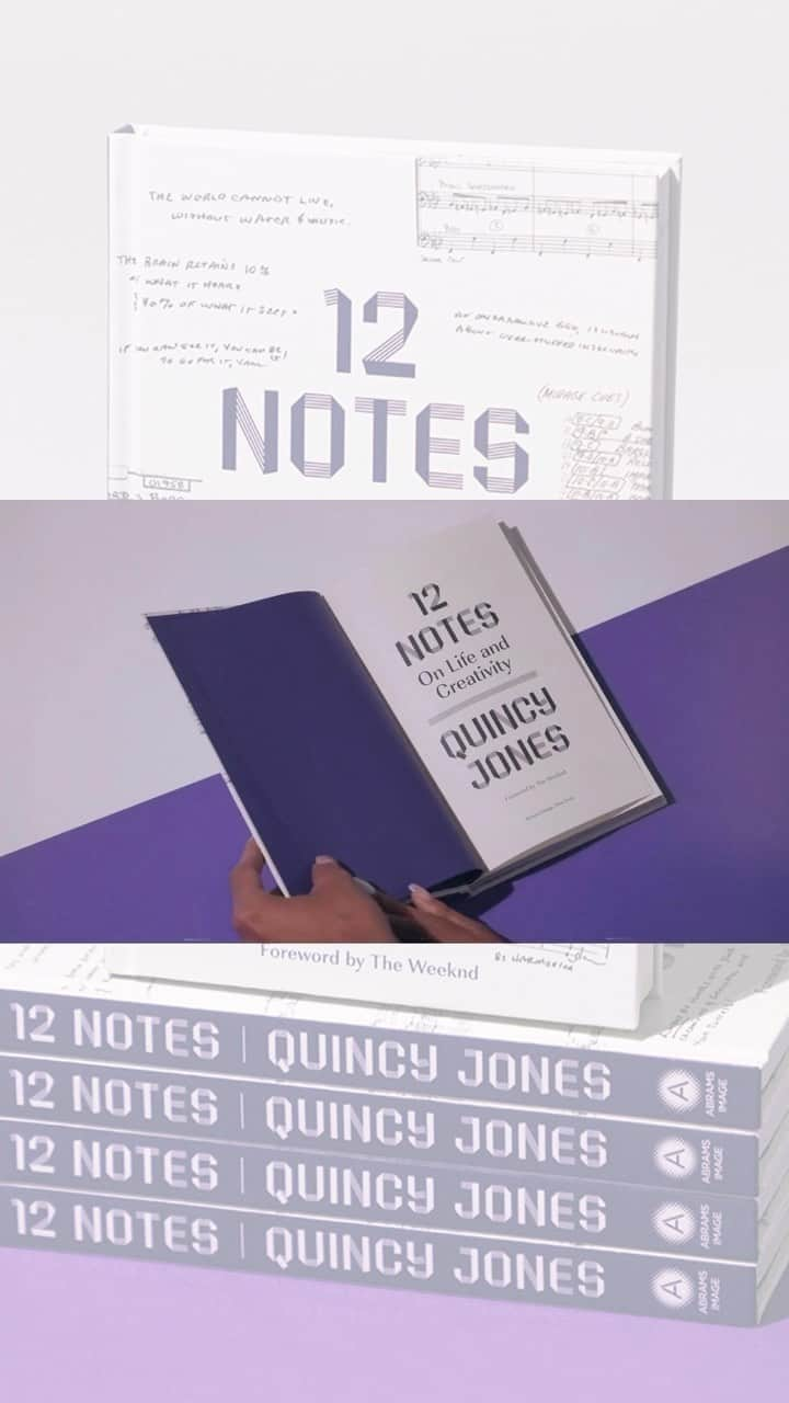 クインシー・ジョーンズのインスタグラム：「Happy 365 days of life to my latest…12 Notes: On Life & Creativity! Hard to believe a full year has passed since I first got to share these words with you ((:o)). Can’t tell y’awl how high it’s made my heart jump seein’ all the love you’ve been givin’ it.  Thank-q from the bottom of my soul…If you’ve read it, drop me a line in the comments < 3 📸: @richardedens」