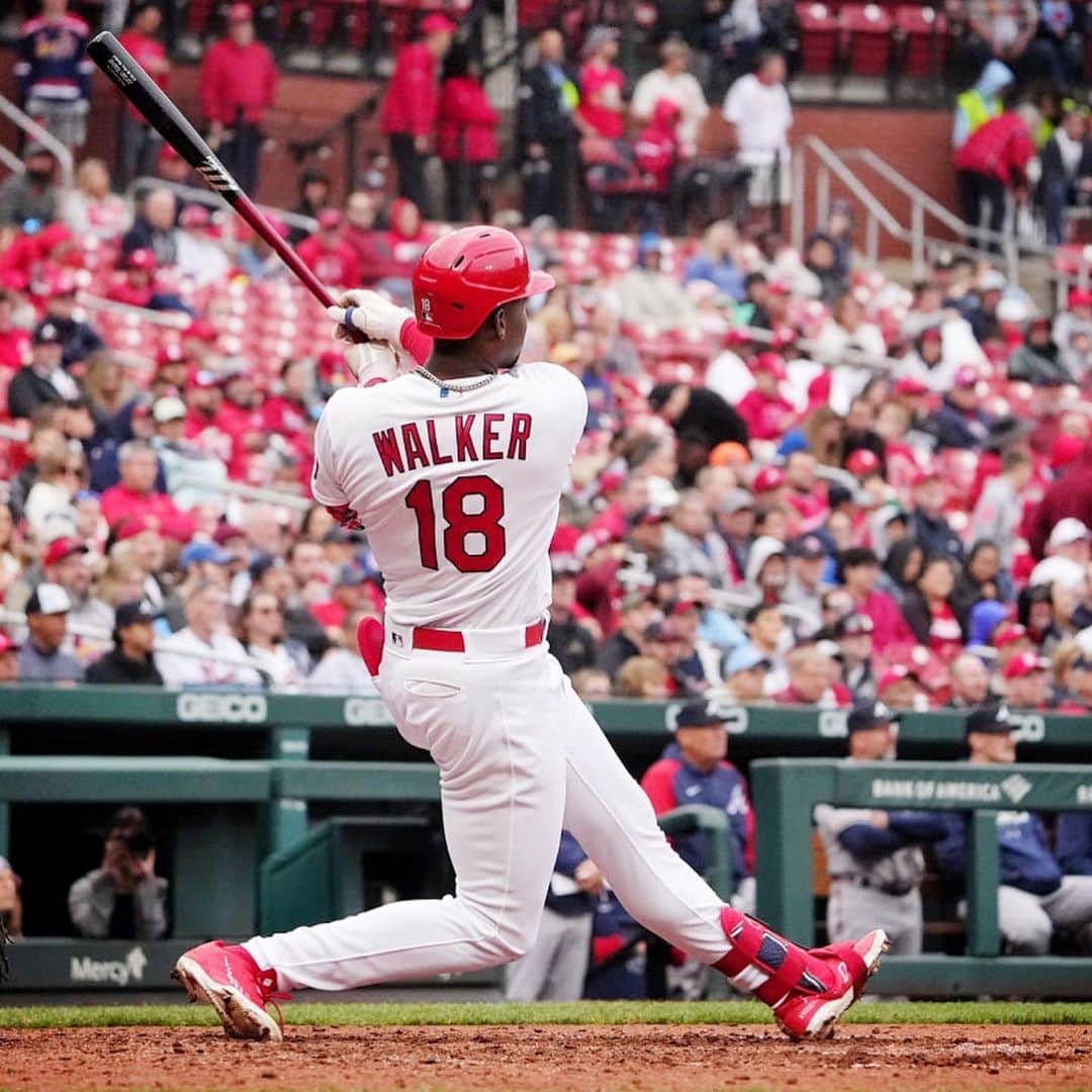セントルイス・カージナルスさんのインスタグラム写真 - (セントルイス・カージナルスInstagram)「Jordan Walker's 1st career home run! 🚨」4月6日 4時31分 - cardinals