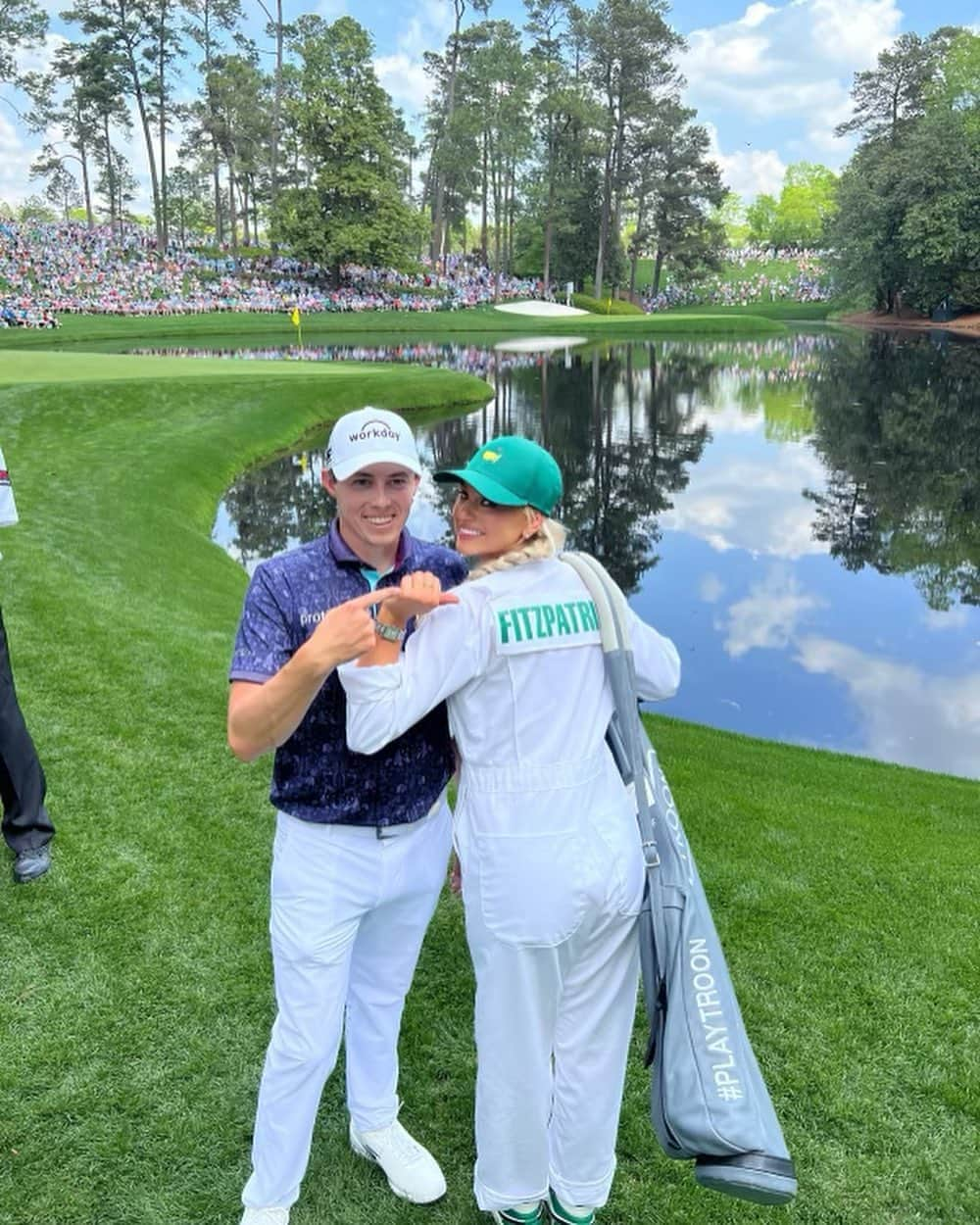 マシュー・フィッツパトリックのインスタグラム：「Masters Week!! 🌺」