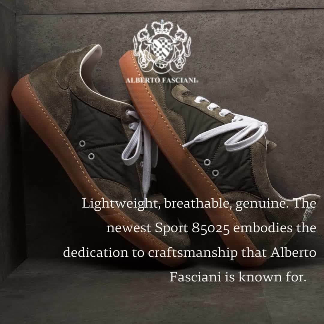 アルベルトファッシャーニのインスタグラム：「Lightweight, breathable, genuine. The newest Sport 85025 embodies the dedication to craftsmanship that Alberto Fasciani is known for.⁠ ⁠ Discover more online & in stores:⁠ www.albertofasciani.it⁠ ⁠ #sneaker #genuine #essentials」