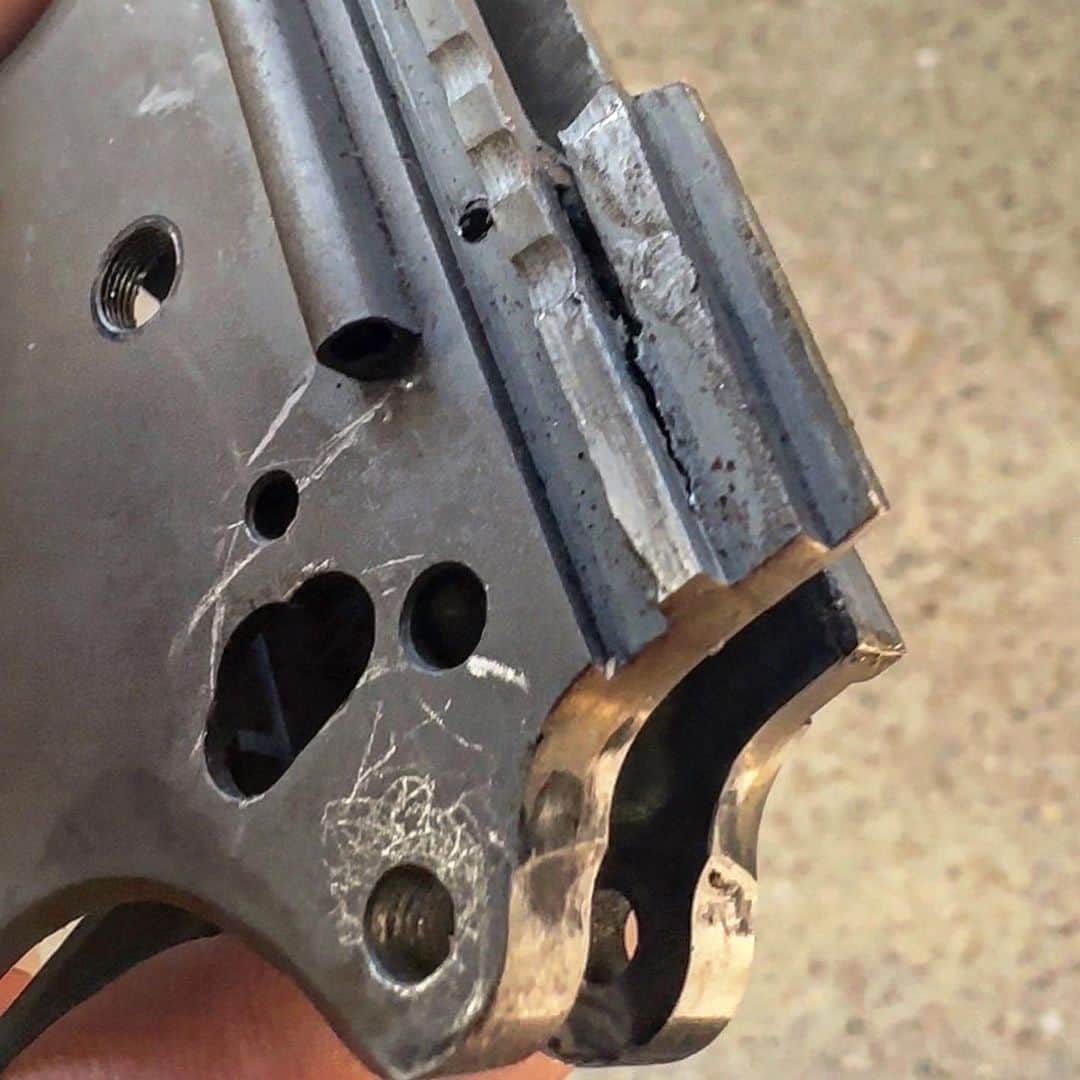 ウエストコーストチョッパーズのインスタグラム：「Every project has a life lesson in it…  Sometimes that lesson is: No matter how impossible or bleak things seem. They will always get better..  This project started as a heavily butchered Colt 1911 frame. Purchased from a DM I received on IG. From a gentleman that gave up on being a gunsmith( after this frame)  After some cutting, Tig welding, surface grinding, more tig welding. And some Manual mill work. And a ton of hand filing. The frame started to come around.  A Colt Custom Shop slide was purchased on eBay and fit to the frame. Along with a bunch of other JJFU parts.   After final finishing and coating and test firing. You would never know the difficult life this Colt 1911 had been through, and how close it came to the scrap bin.  Like I said, things will ALWAYS get better..  All JJFU guns are proudly made in Austin Texas USA🇺🇸  888-269-0666   Guns@jessejames.com   www.JJFU.com」