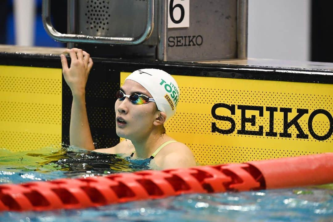 セイコースポーツのインスタグラム：「【 #大橋悠依 選手🏊‍♀️】 #TeamSeiko の大橋悠依選手は、第99回日本選手権水泳競技大会競泳競技へ出場しました‼️  200m 個人メドレー 決勝 2:11.00  2位🥈  200m個人メドレーで7月に福岡で開催される世界水泳の代表に内定しました✨  100m平泳ぎ  1:10.31 21位  200m自由形 2:02.61 20位  世界水泳福岡に向けて引き続きご声援のほどよろしくお願いいたします🔥  photo by PHOTO KISHIMOTO #Seiko #競泳 #水泳 #sports #swimming #swim #pool #athlete #アスリート」