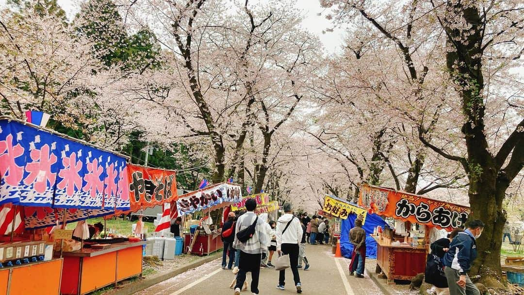 二宮歩美さんのインスタグラム写真 - (二宮歩美Instagram)「『赤城南面千本桜まつり🌸』 何年振りだろう？？ 群馬で有名なお花見スポットにやって参りました🙌  とにかく桜や菜の花が大満開で今がシーズン🍃  たくさんの出店も並んでいたり、大道芸や猿回しのショーもあったり大満喫🐒  春を全力で感じられました🌸  #赤城南面千本桜 #千本桜 #群馬おススメスポット #花見 #二宮歩美」4月6日 16時25分 - ninomiyaayumi