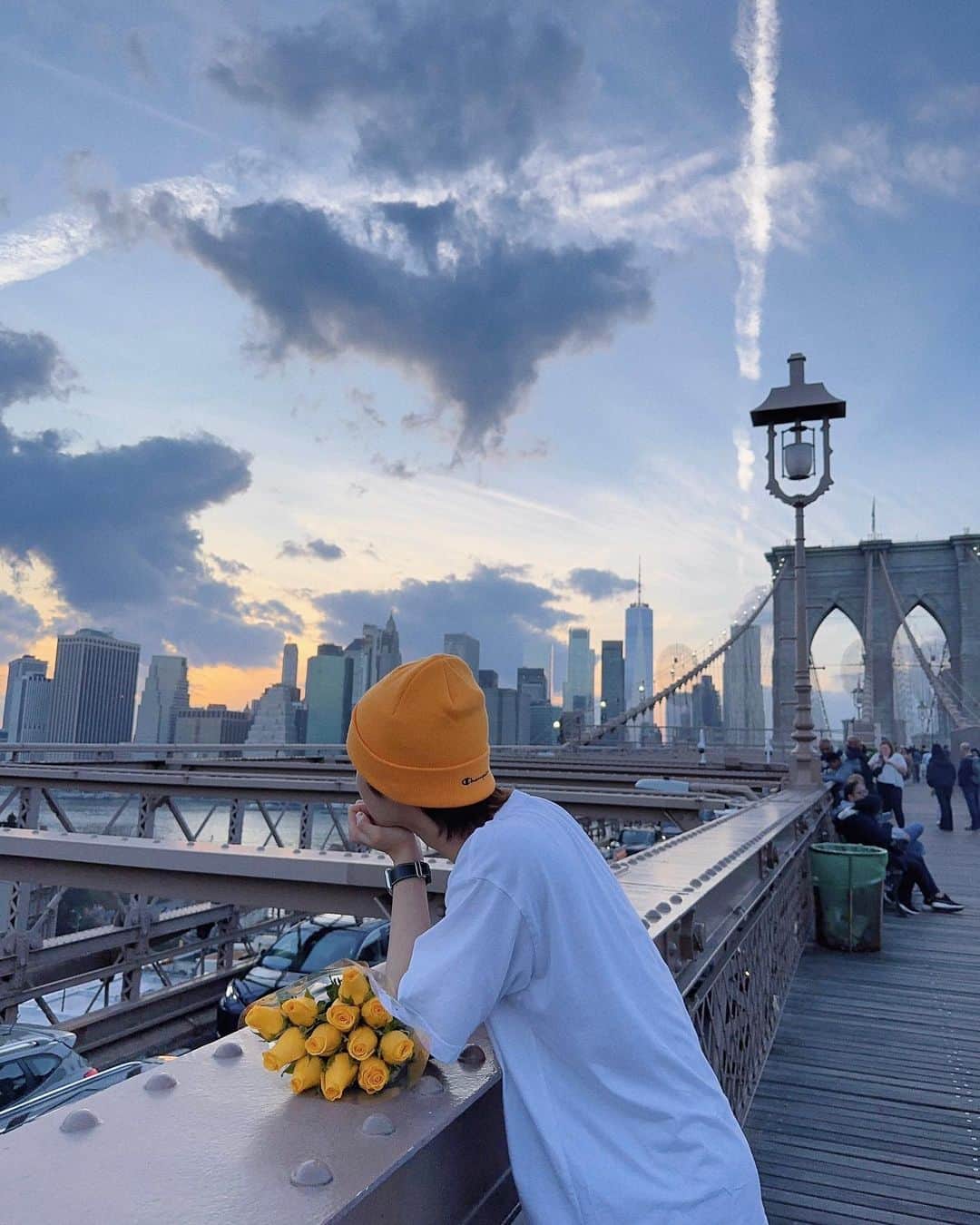 ロンジュンのインスタグラム：「New York🌼」