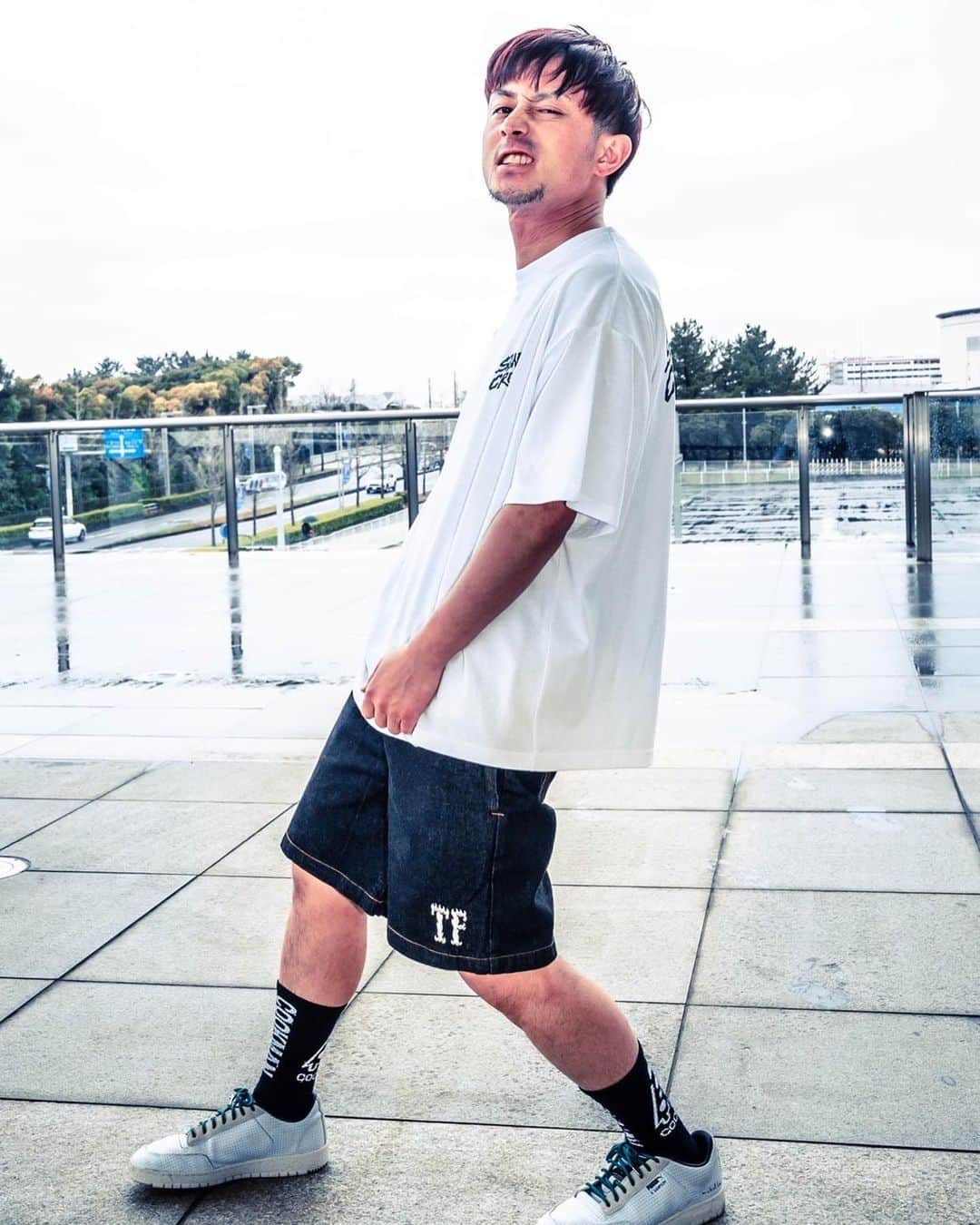 TOTALFATさんのインスタグラム写真 - (TOTALFATInstagram)「TOTALFAT ✖︎ cookman @cookman.jp  Double Name Denim shorts」4月6日 9時29分 - totalfat_japan