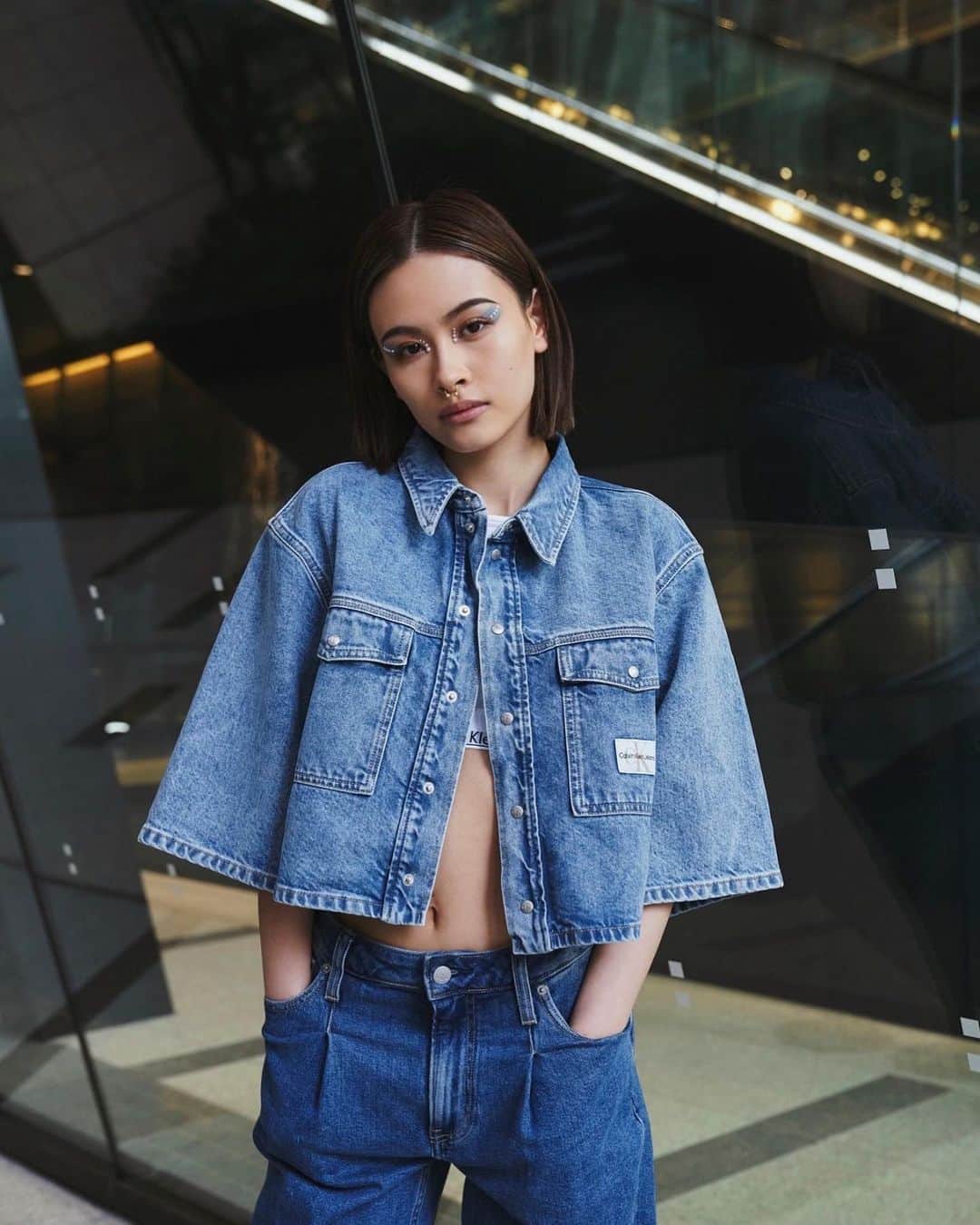 高橋ららのインスタグラム：「❤✨ @calvinklein Get Inspired #mycalvins #マイカルバン」