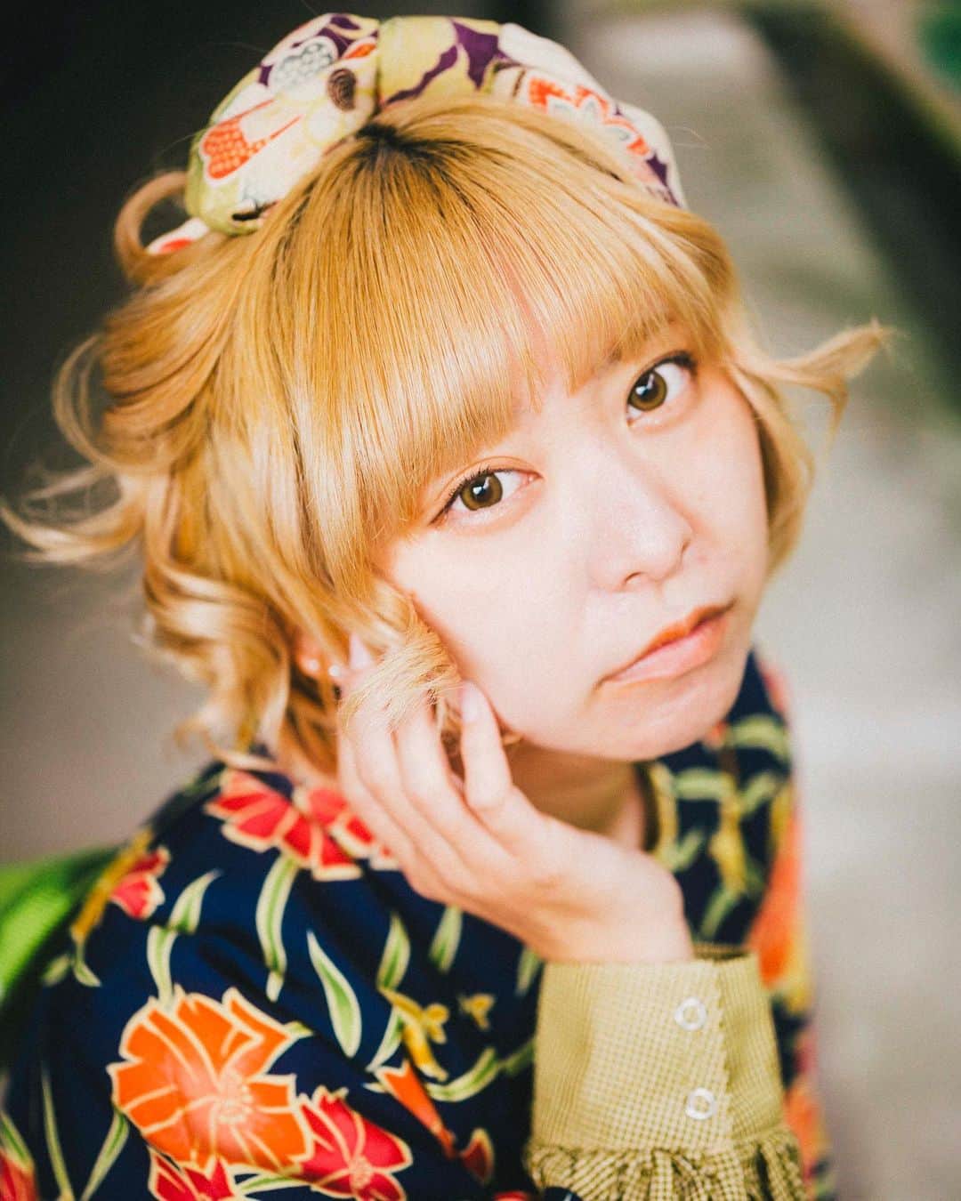 kenta_soyoungのインスタグラム：「👘⛩  A modern and cute Kamakura kimono. . . @konami_new  @kamakura.kimono.kanon」