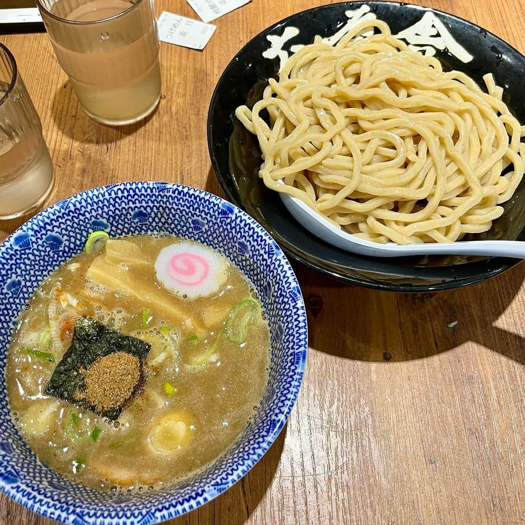 白石一文のインスタグラム：「つけ麺です。 #六厘舎」