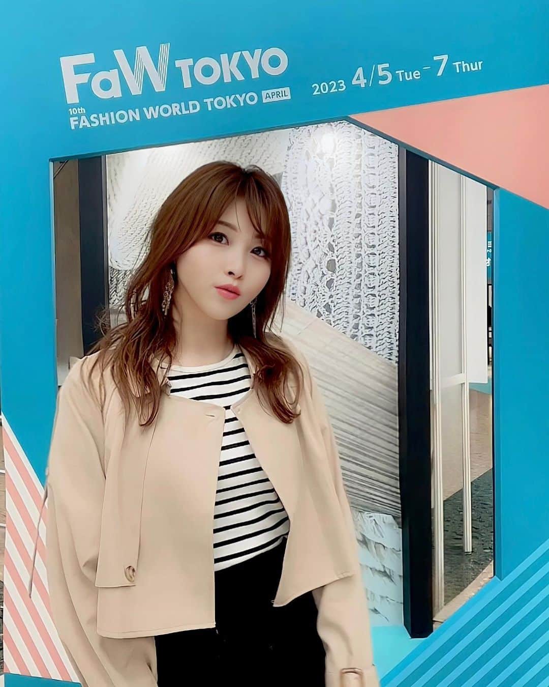 のインスタグラム：「♥︎︎∗︎* FaW TOKYO（ファッションワールド東京）【春】 @fashionworld_dg のイベントに 公式アンバサダーとしてお邪魔してきました☺︎  アパレル、シューズ、バッグ、小物など 沢山のファッションアイテムを見てきた！ 実際に商品を作る企業さんのお話を聞けて こだわりに対する熱意を感じたよ✨  #pr #fawtokyo #fawtokyo_spirit #デジタルファッション #サステナブルファッション #フェムケア #メタバース #サステナブルコーデ #サステナブル #ファッションワールド東京 #fashionworldtokyo」