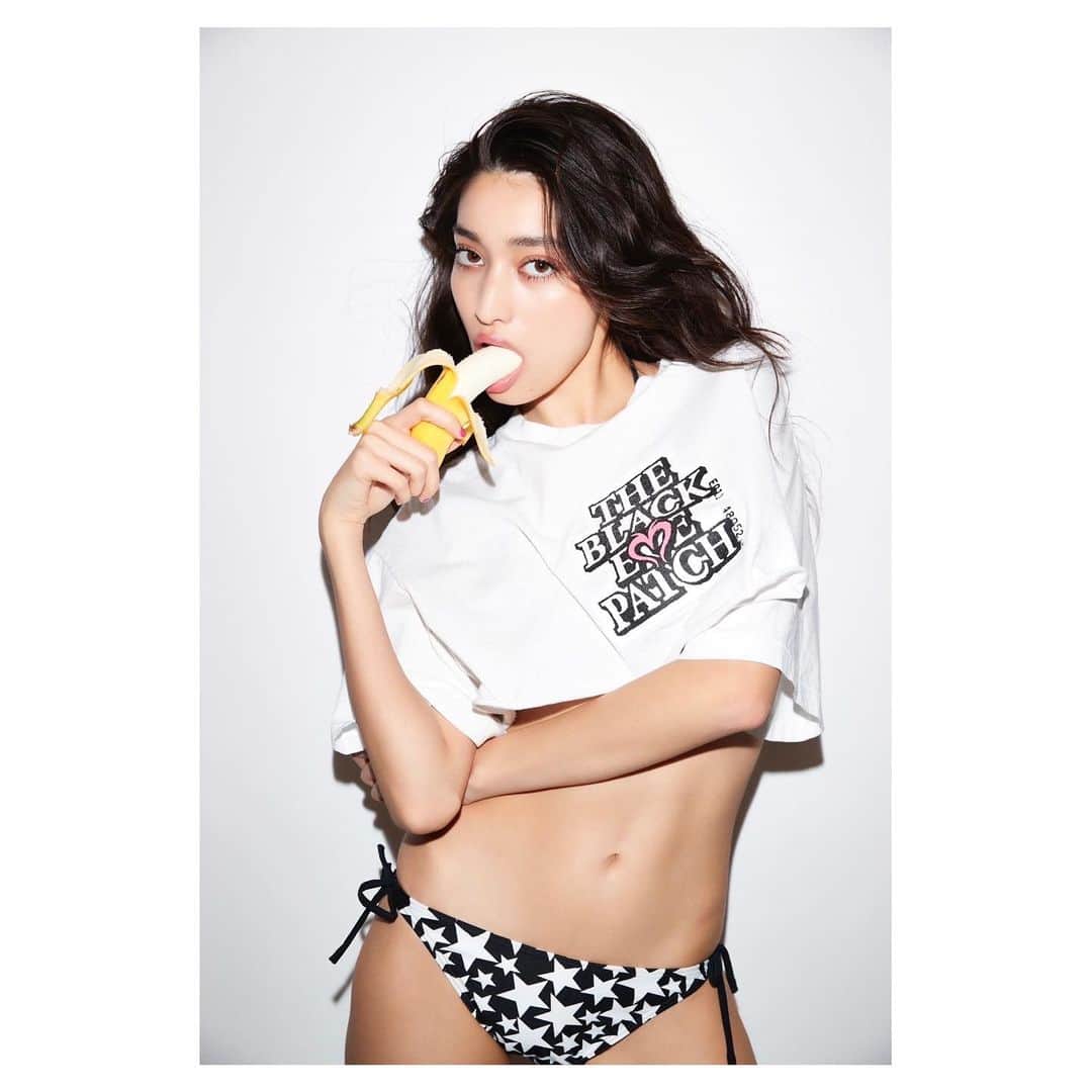 新田桂一のインスタグラム：「@moussyofficial  x @blackeyepatch  💋💋💋💋💋💋💋💋💋💋💋💋💋💋💋💋💋 🍌🍌🍌🍌🍌🍌🍌🍌🍌🍌🍌 🍌🍌🍌🍌🍌 🍌 TSUYOSHI NOGUCHI (Stie-lo) KEIICHI NITTA (ota office) ASASHI (ota office) @asashihair  YUKA WASHIZU (beauty direction) @yuka_washizu  SAKURA ENDO (Image Models) @offi.sakura  NAINA (WIZARD MODELS) @nainatri  YUJI HATAKEYAMA @yuji.hatakeyama」