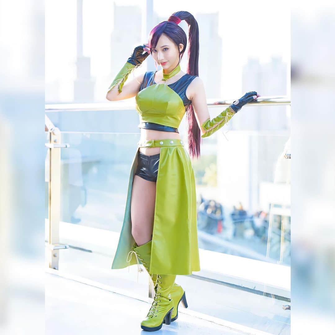 花咲来夢のインスタグラム：「マルティナさん💚  #jade #dragonquest #ドラクエ #ドラクエコスプレ #ドラクエ11 #マルティナ #cosplayer #cosplaygirl」