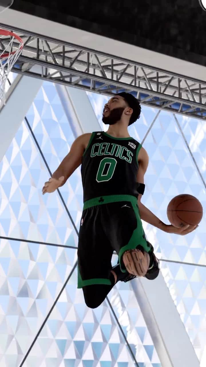 Jordanのインスタグラム：「Jordan Tatum 1 Challenge in MyTEAM is live. 🔥  Make sure to cop a pair of Tatum 1s IRL. 👟」