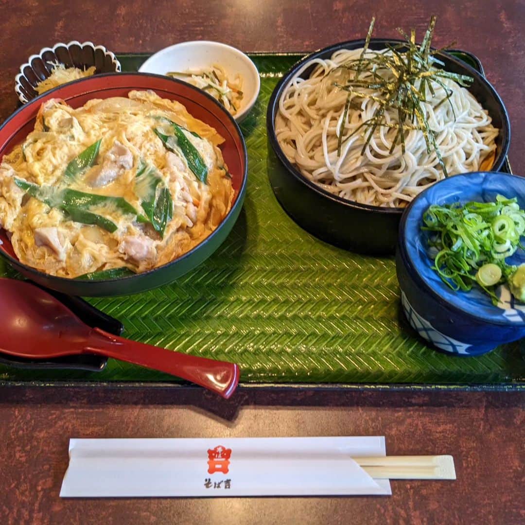 杉作J太郎さんのインスタグラム写真 - (杉作J太郎Instagram)「親子丼セット（ざるそば）。 （そば吉） 美味しかったです。」4月7日 1時42分 - jtarosugisaku