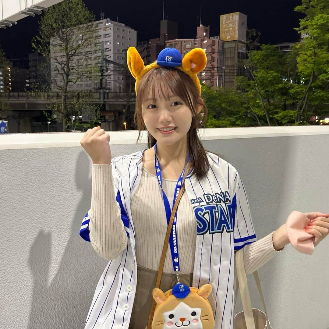 立花紫音さんのインスタグラム写真 - (立花紫音Instagram)「昨日はDeNA今季初勝利⚾️✨」4月6日 17時25分 - shiontachibana_