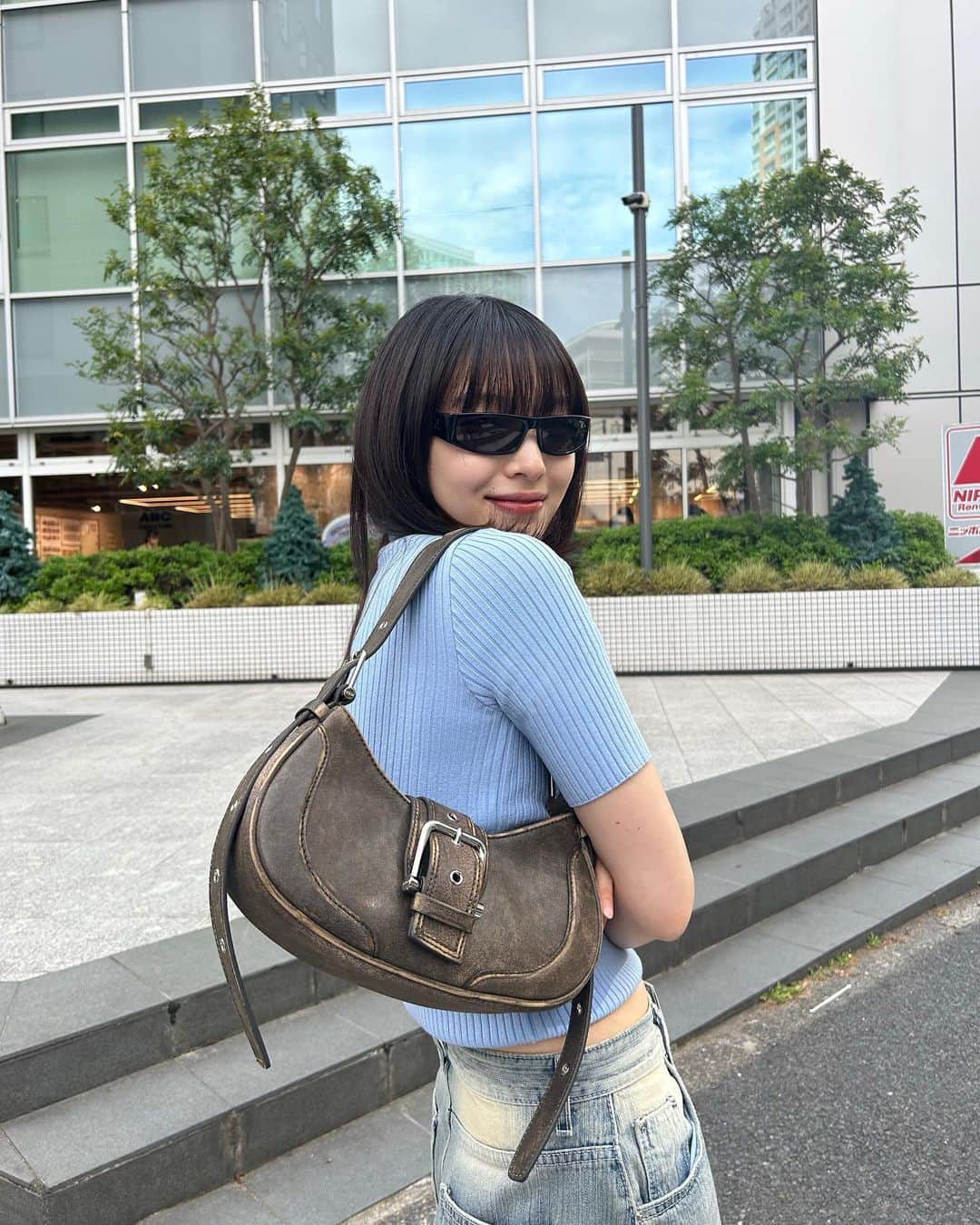 江崎ななほのインスタグラム：「new🤎 @osoi_official」