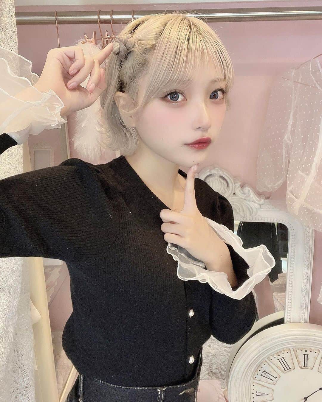 東條ゆりあのインスタグラム：「くまさんになった🧸  ヘアアレうなちゃん( @u7na___uuu )にしていただきました〜かわえ」