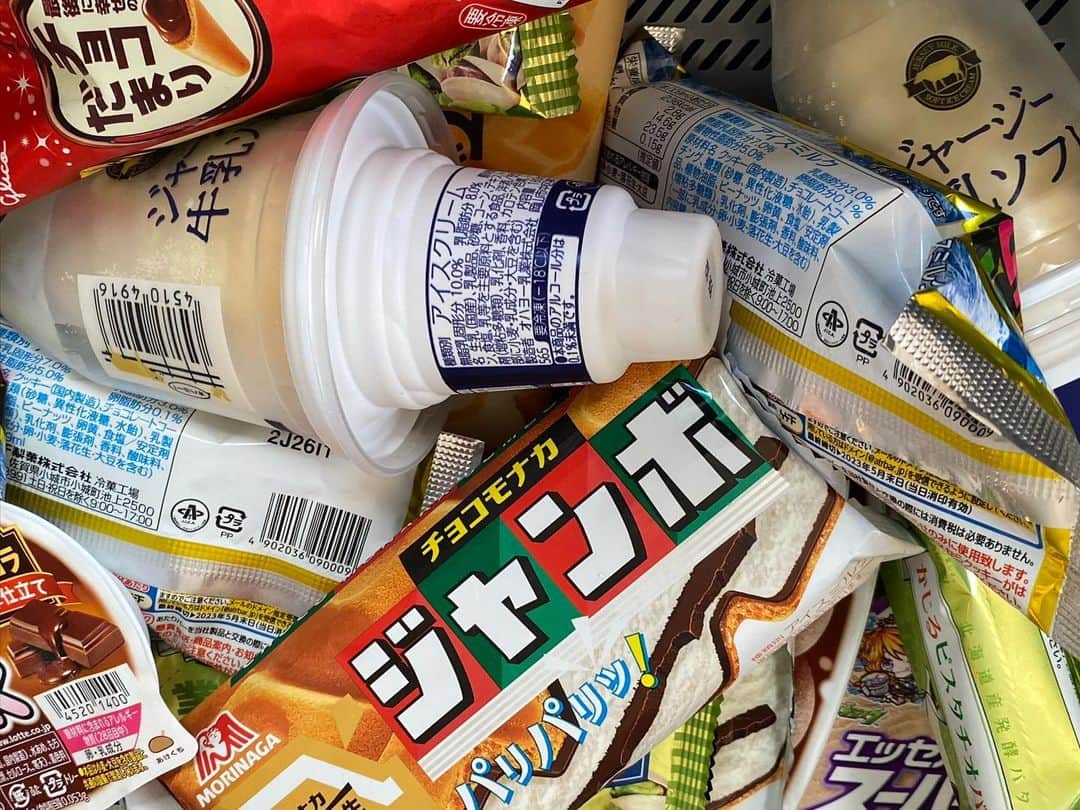 YOPPYのインスタグラム：「. お友達に　 よっちゃん半分こしよ って言われて めちゃくちゃ迷いながら 断りました  なのに お友達の食べていたアイスも一口貰いました  私は　誰にもあげてないです  これは 食いじめになるんでしょう  これからは 気をつけよう  そもそも このアイスクリーム　おごってもらってるんですよ  とほほほ 己との付き合いに ケジメがつけれません  もっと日々感謝しなさい あたし」