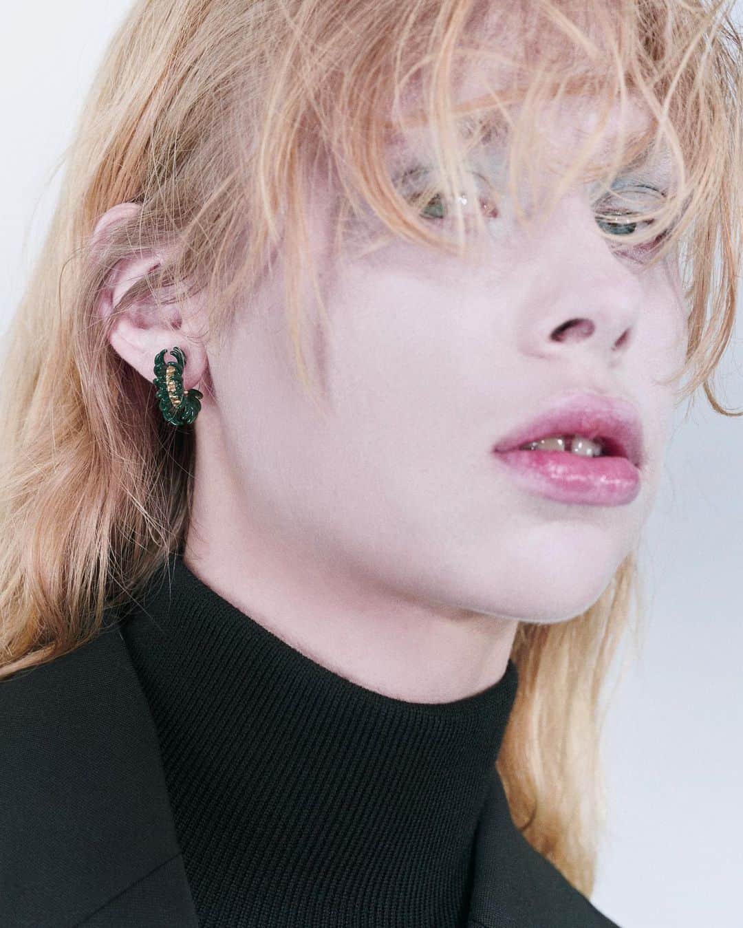 ADELAIDEのインスタグラム：「23SS Adelaide & Addition Adelaide Earring : @newbottega  photographer : Jun Yasui @junyasui  Stylist : Shotaro Yamaguchi @sh0tar0y  Hair : Kazuhiro Naka @kazhironaka  Make up : Tamayo Yamamoto @tamayoyamamoto」