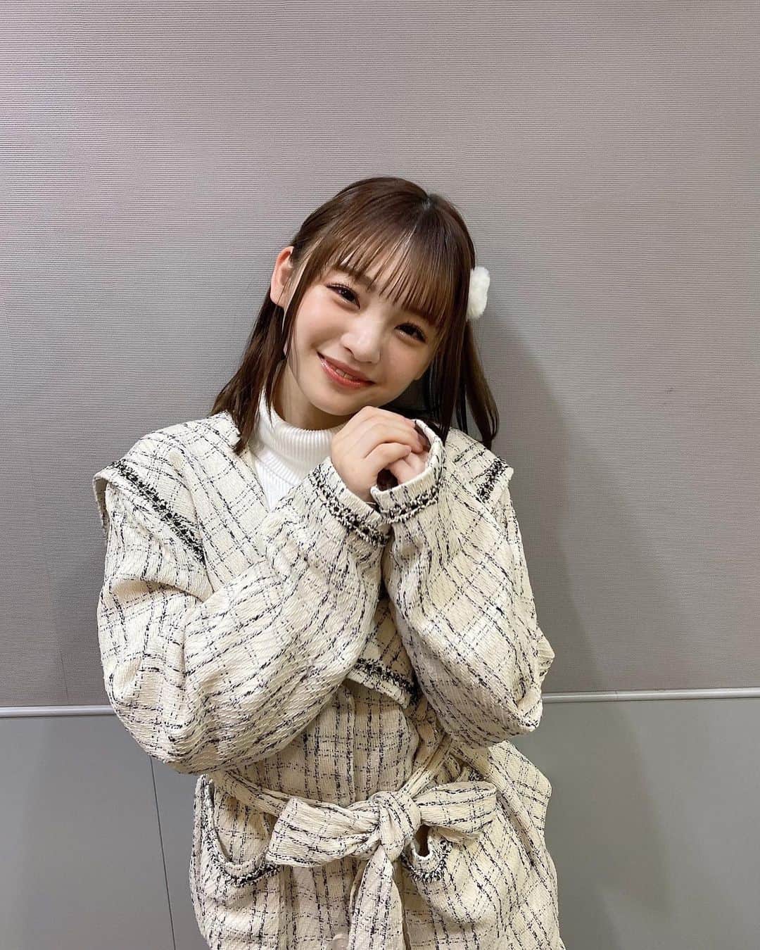 のインスタグラム：「甘めしんしん、いかがですか？🥣 ⠀ ⠀ ⠀ またまた全身 @niceclaup_official_  です♡♡♡ このセットアップ、着回し効きそうなのでいろんなコーデ組みたい🌸また載せる🌸  #彼女の私服がかわいい #低身長コーデ #sサイズコーデ #156cm #骨格ウェーブ #イエベメイク #oneafteranotherniceclaup #niceclaup #ナイスクラップ #zozotown #zozotown購入品 #zozo活 #ゾゾタウン」