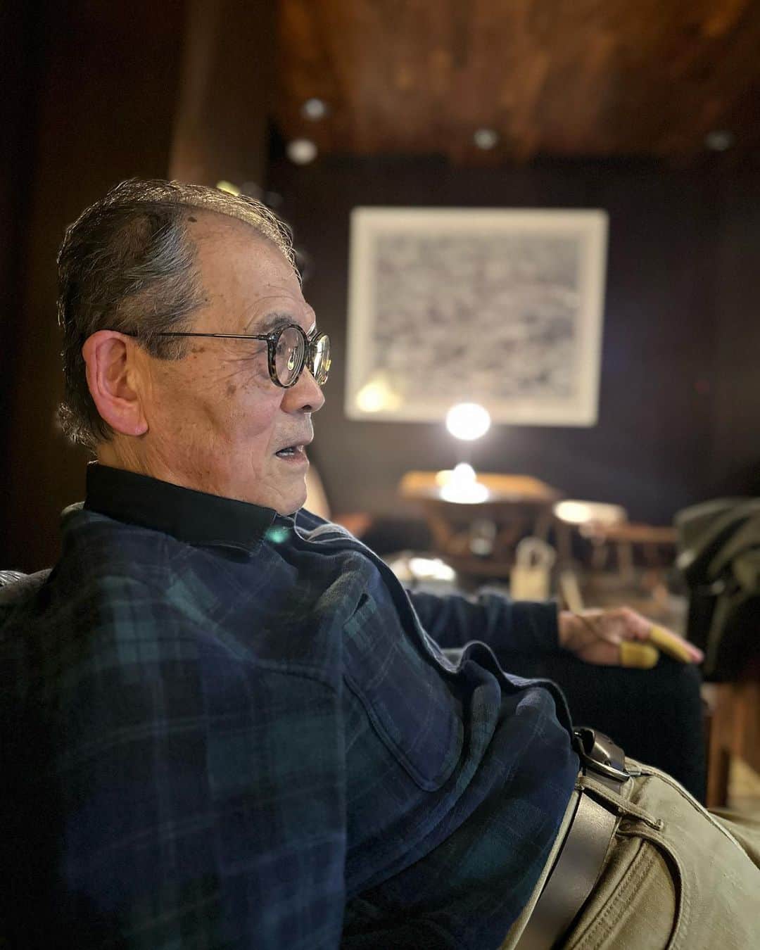 山口一郎のインスタグラム：「親父が東京に。」
