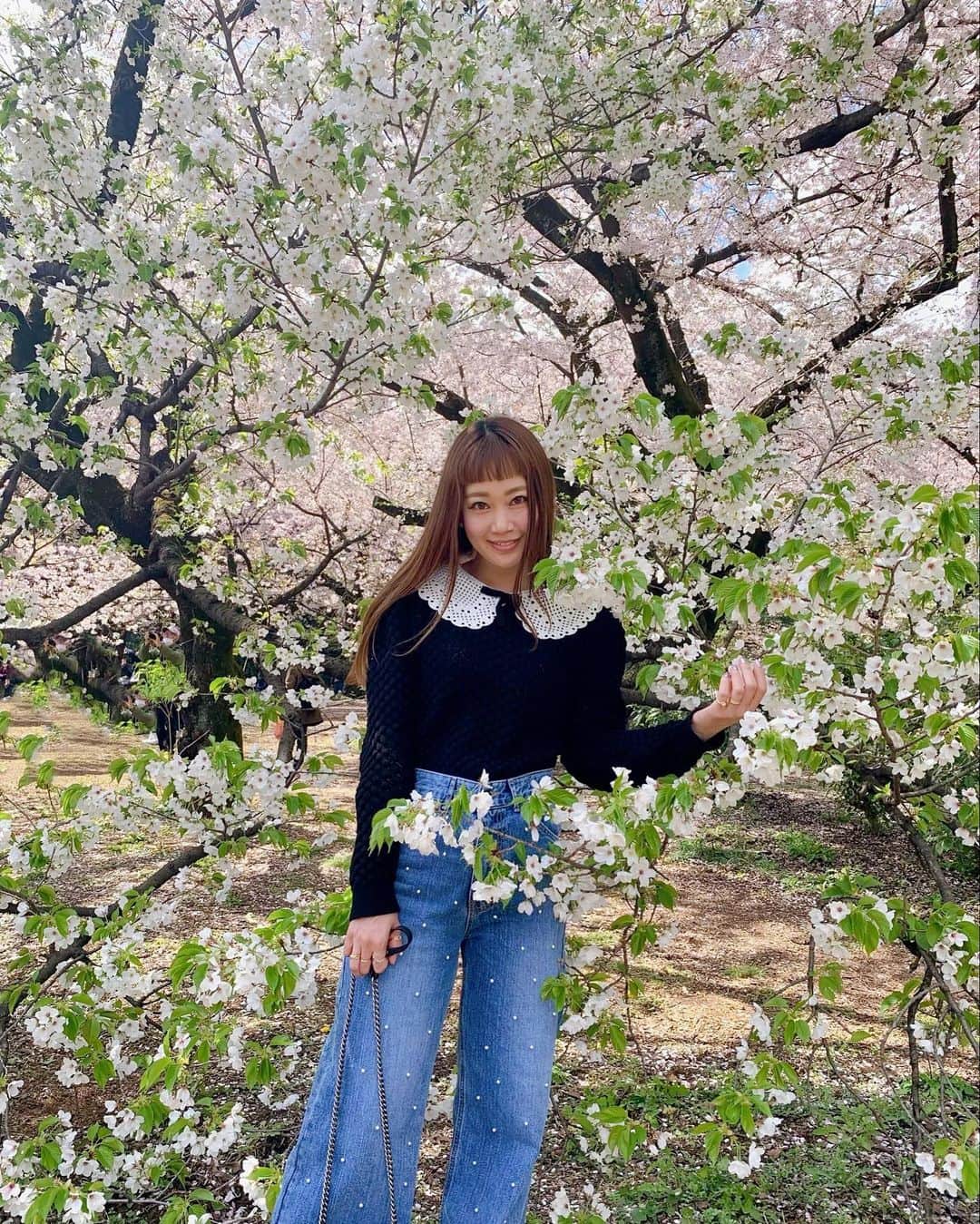 濱内奈々子さんのインスタグラム写真 - (濱内奈々子Instagram)「🍃🌸🍃🌸🍃 #nanakoootd」4月6日 21時09分 - nanako_hamauchi