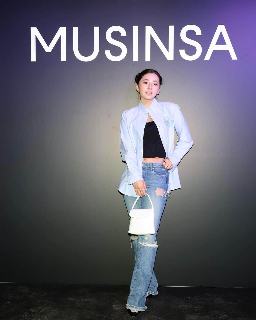 momocaさんのインスタグラム写真 - (momocaInstagram)「💙  #musinsa #musinsapopupstore #SEOUL発TOKYO初」4月6日 21時36分 - momoca0128