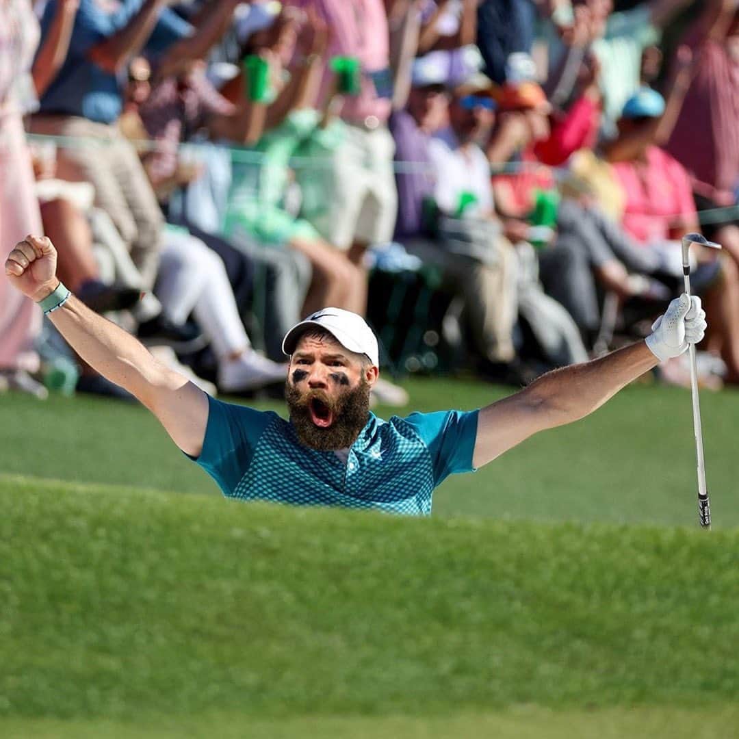 ジュリアン・エデルマンのインスタグラム：「A tradition unlike any other. #MastersWeek ⛳️」