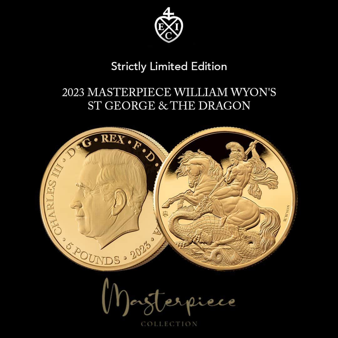 The East India Companyさんのインスタグラム写真 - (The East India CompanyInstagram)「William Wyon's Masterpiece St George & the Dragon 🪙  Wyon’s interpretation of a numismatic classic available now in this new ‘Masterpiece’ collection ofstrictly limited edition 1oz gold, 1oz silver and silver antique kilo proof coins.  Available for pre-order now.  #theeastindiacompany #williamwyon #saintgeorge #stgeorgeandthedragon #proofcoin #coin #silver #coins #numismatics #coincollecting #numismatist #silvercoins #proofcoins #proof #numismatic #goldcoin #coincollector #rarecoins #gold #bullion #goldbullion」4月6日 22時23分 - theeastindiacompany