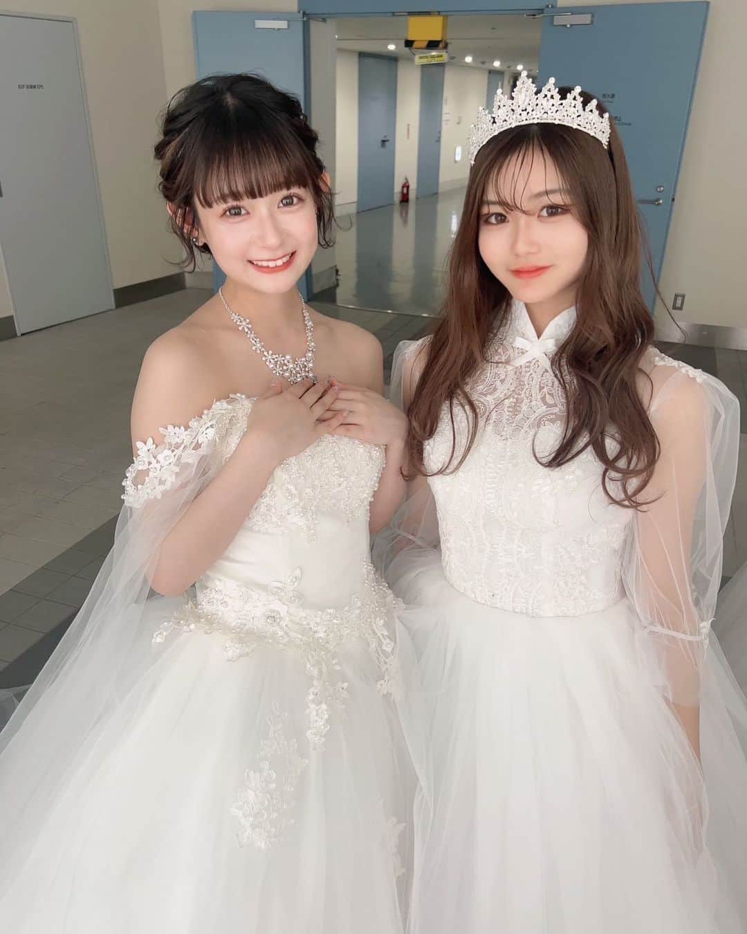 のインスタグラム：「.  シンデレラフェス  @sweetsixteen.jp の同じステージで ランウェイしたまいきちちゃん可愛かった‪‎♡⃛ ̖́-  #シンデレラフェス #sweet16委員会 #dress #jk #田仲埜愛 #noa❤︎」