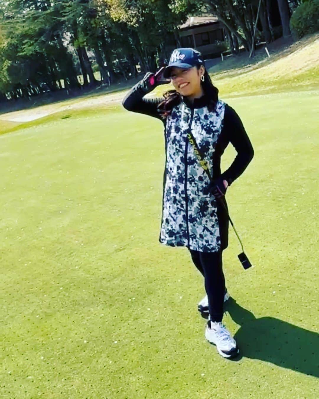 細田采花のインスタグラム：「Xゴルフの練習会に参加させて頂きました！ まだまだ下手だけど、楽しいのが1番ですね！ めっちゃ楽しかったです！  #xゴルフ緑地公園」