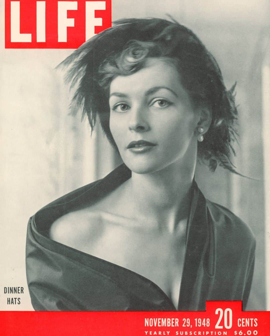 lifeのインスタグラム：「Cover featuring model Georgia Hamilton wearing a dress designed by Christian Dior and a hat by Hattie Carnegie.  Click the link in bio to see more of LIFE’s Fashion Covers from the 1940s!  (📷 Nina Leen/LIFE Picture Collection)  #LIFEMagazine #LIFEArchive #NinaLeen #Cover #1940s #Fashion #Style #Accessories #ChristianDior #HattieCarnegie」