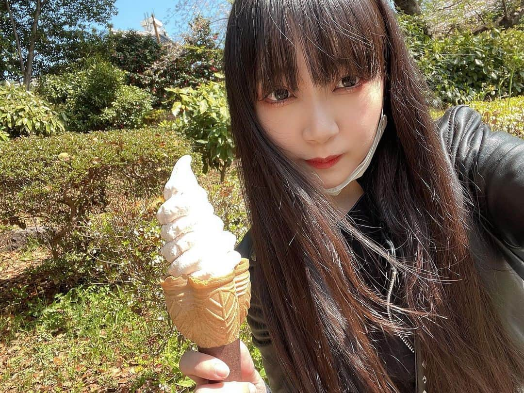 帝子のインスタグラム：「桜見た」