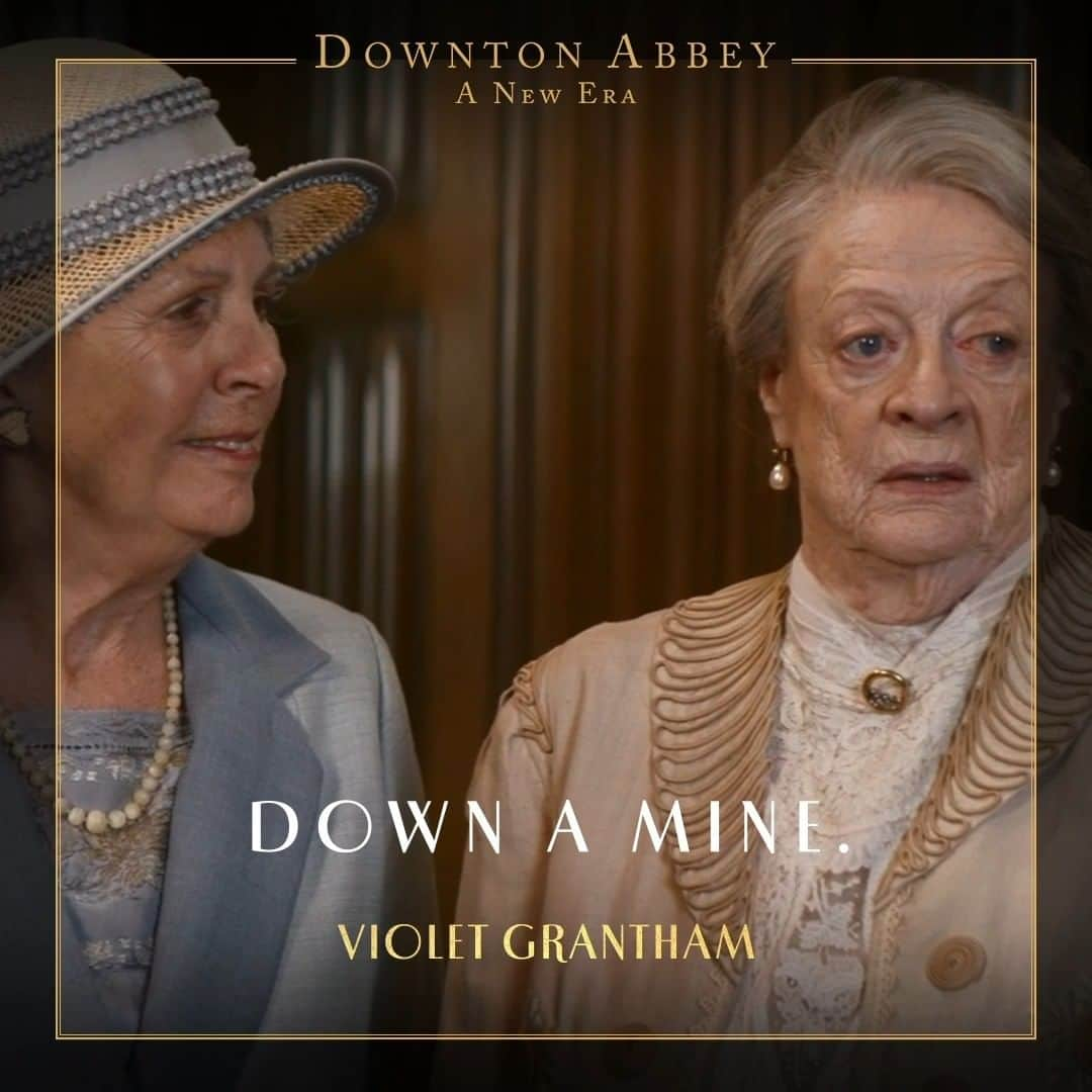 ダウントン・アビーのインスタグラム：「It's not what she says, it's how she says it. #DowntonAbbey」