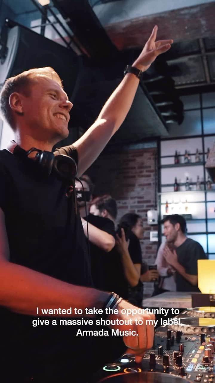 Armin Van Buurenのインスタグラム：「Incredibly proud of what we have built together @maykelpiron & @davidlewissharky! This year we celebrate 20 years of @armadamusic!! Time really flies when you are having fun, still remember the day we started our label like it was yesterday!」