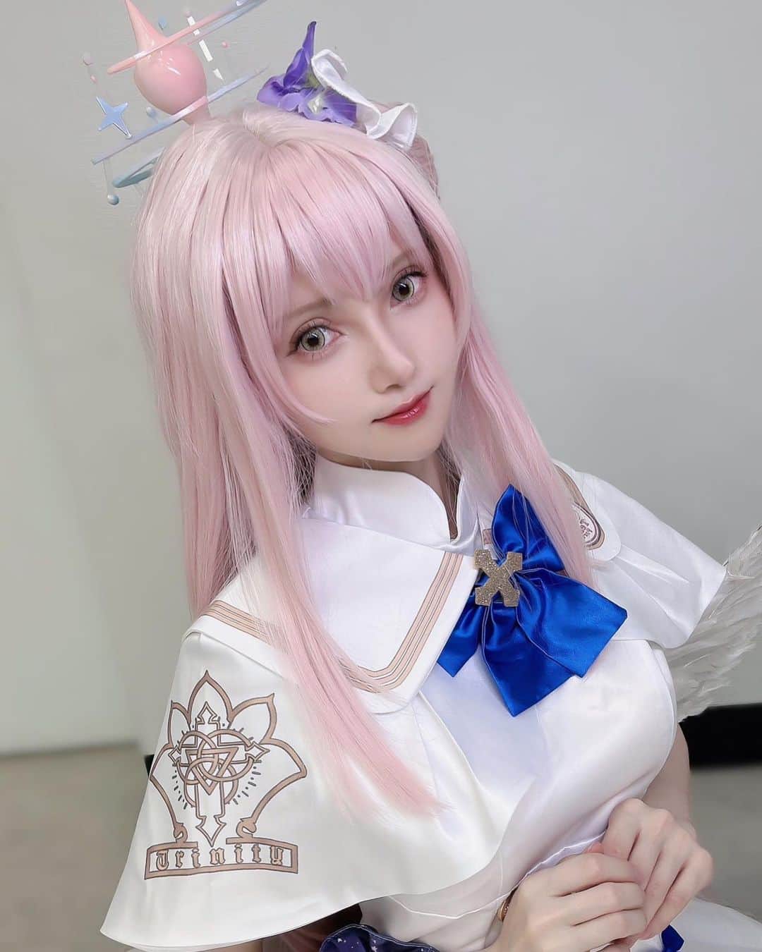 赤木クロのインスタグラム：「ブルーアーカイブ　聖園ミカ  #ブルアカ  #BlueArchive    #japanesegirl  #cos #cosplay #cosplayer #cosplaygirl #cosplayers #コスプレ #コスプレイヤー  #gravure  #일본여자 #코스프레 #그라비아 #角色扮演 #角色扮演者  #coser #instacosplay #cosplayersofinstagram #cosplayersofig #コスプレ写真  #cosplayersofig #cosplayphotography  #cosplayersofinstagram #cosplayphoto  #ブルアカコスプレ #聖園ミカ」