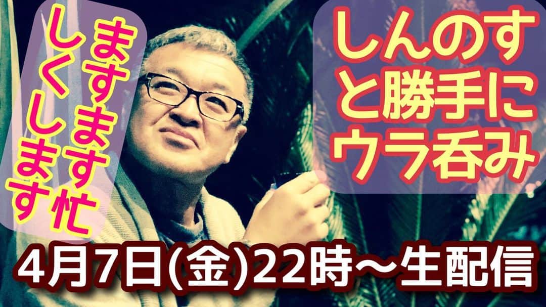 古本新乃輔のインスタグラム：「今日もせっせと 生配信でチャットしながら、 色々と皆さんでワイワイしちゃいたいと思います。  正直、今、 お話したいのに お話できない お話だらけで 困ったチャンなのですが。  明日はイクスピアリでのウクレレWS一発目ですし、 まぁ、サクっと生配信です！  #YouTube #しんのす家 #しんのすと勝手にウラ呑み https://youtube.com/live/sQk5WyNQdpA #古本新乃輔 (プロフィール欄のリンクツリーからYouTubeへジャンプしてね！)」