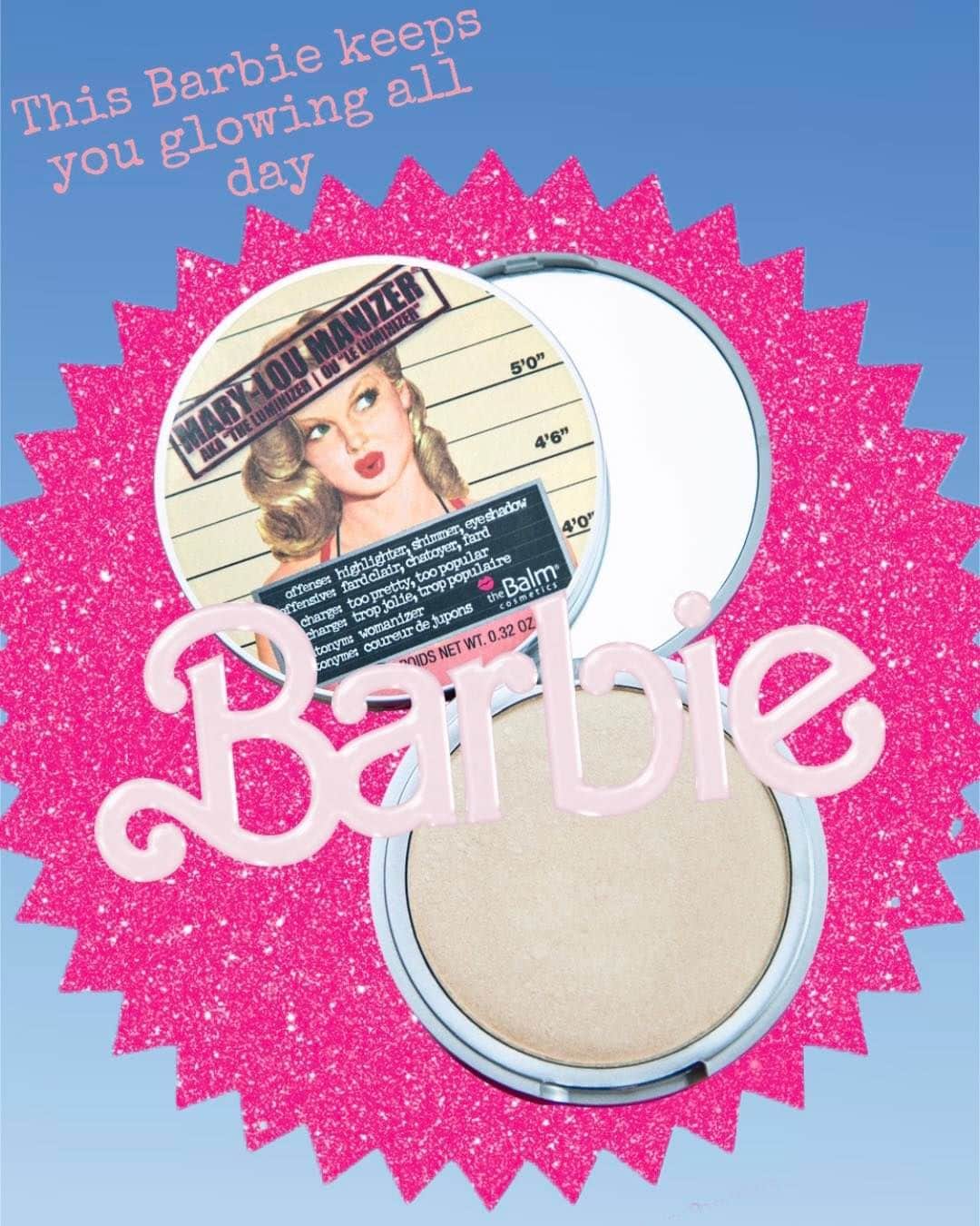 the Balmのインスタグラム：「theBalm Barbies 💗🫶  @thebalm   #thebalm #thebalmcosmetics #thebalmskin #thebalmskincare #cleanskin #skincare  #beauty #glam #crueltyfreebeauty #beautiful #instagood #springtime #instamakeup #makeupaddict」