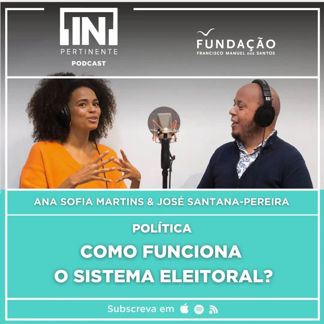 Ana Sofia Martinsのインスタグラム：「3° episódio do IN-PERTINENTE POLÍTICA já disponível 😁 Como funciona o sistema eleitoral português? @fundacao_ffms #ffms #in_pertinentepodcast」