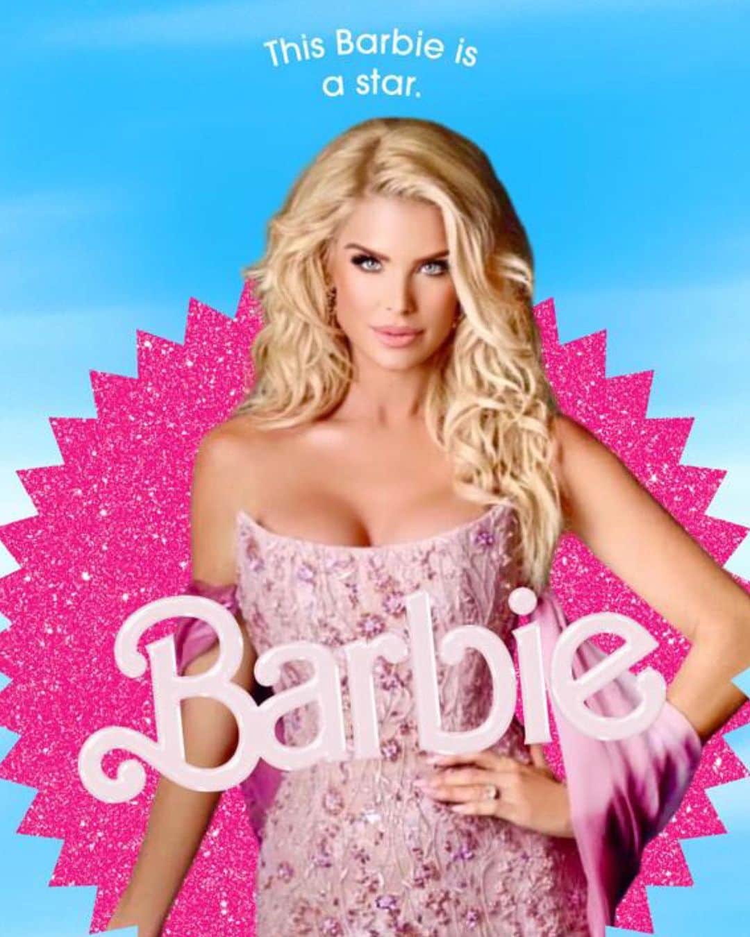 ヴィクトリア・シルヴステッドさんのインスタグラム写真 - (ヴィクトリア・シルヴステッドInstagram)「Always been a Barbie fan …loving this fan art wearing @daniloforestieri couture 💝  Inspired by the #barbiemovie coming soon 🔜  #barbietrend」4月7日 5時14分 - victoriasilvstedt
