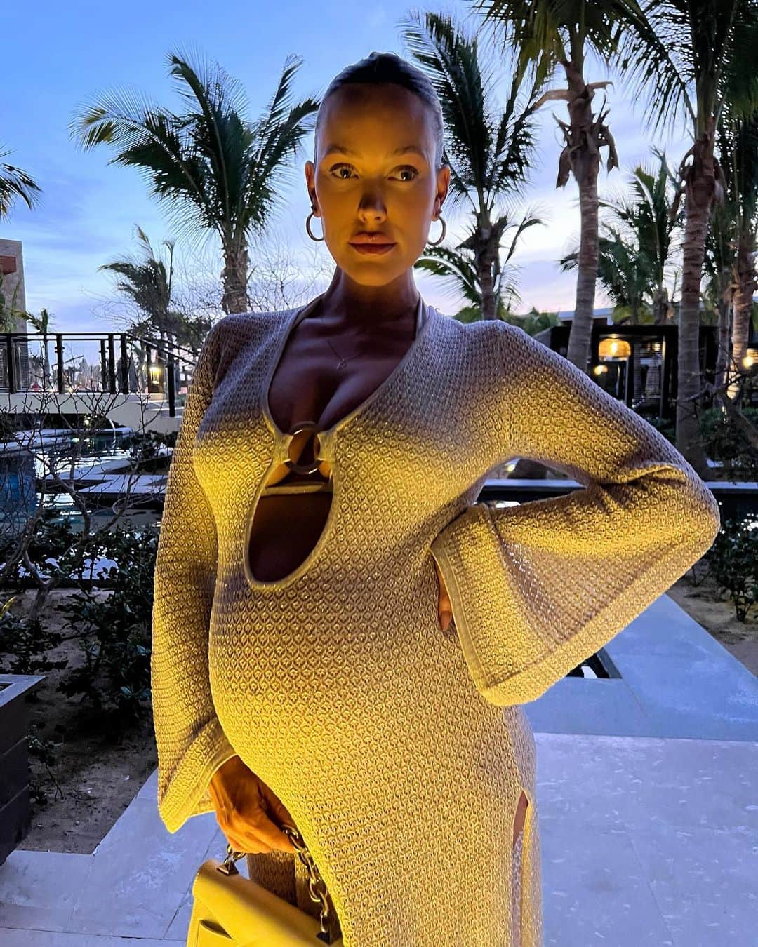 Peta Murgatroydのインスタグラム：「Last night was a dream ✨  @nobuloscabos #30weekspregnant #pregnant」