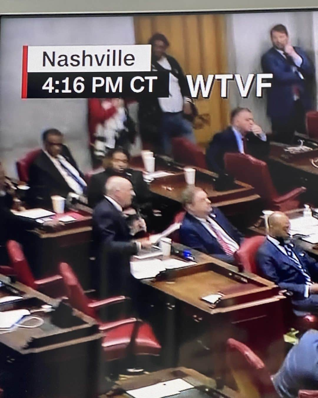 マイケル・キートンさんのインスタグラム写真 - (マイケル・キートンInstagram)「This guy in the Tennessee legislature is actually and literally cross examining a member and trying to admonish her for using the words "enough is enough" regarding gun violence inside another school that took the lives of little kids so I guess he's saying that blasting away 6 year olds with AR15 automatic/semi automatic rifles isn't quite enough yet? OK. Seems reasonable. 2 year olds is probably a more realistic cut off I guess. What a wonderful statesman/patriot (Gerrymander much?)」4月7日 6時26分 - michaelkeatondouglas