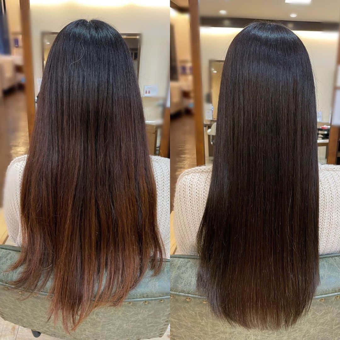 LABEAUのインスタグラム：「🌸艶カラー🌸 ⁡ なりたいスタイル、カラーも細かくカウンセリングさせて頂きます🌟 ⁡ まずはお気軽にご相談下さい🙏✨ ⁡ N.シアオイル ⁡ bird店　AOKI ⁡ ご予約は、トップページのURLより 各店ホットペッパーにアクセスできます。 ⁡ #labeau #美容室 #カラー #東京」