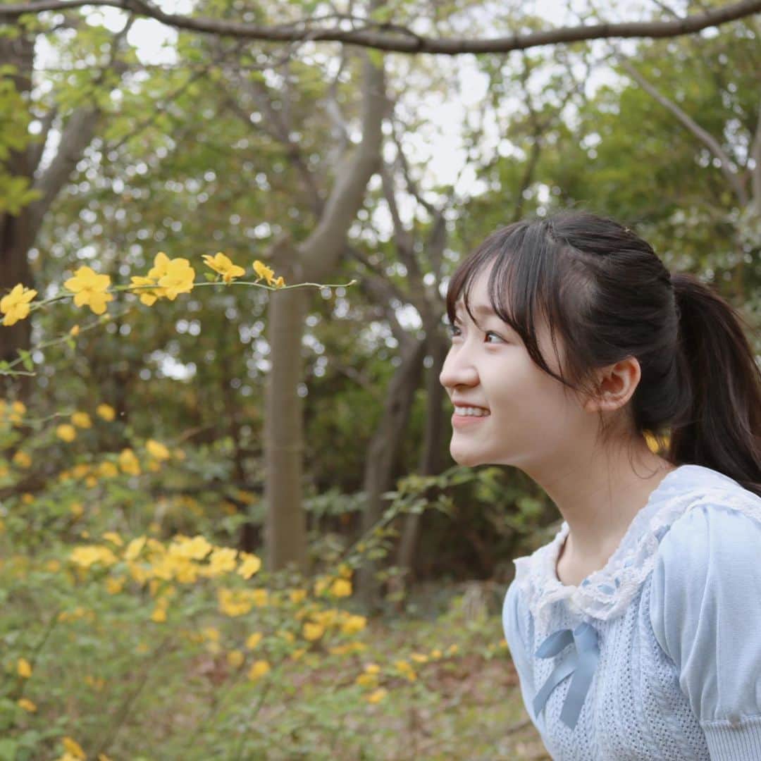 前野えまさんのインスタグラム写真 - (前野えまInstagram)「yellow flowers🌼 ・ ・ #yellow  #flowers  #flowerphotography  #flowerstagram  #springflowers  #girlportrait #actress #actor #girl #photography #portrait #japanesegirl #portraitphotography #daily_phot_jpn #japan_daytime_view」4月7日 6時38分 - maeno_ema