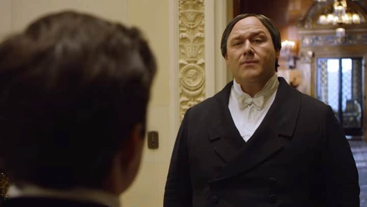 のインスタグラム：「Me and my pal @joshruben are fancy butlers. The Britishes (2015) #TBT」